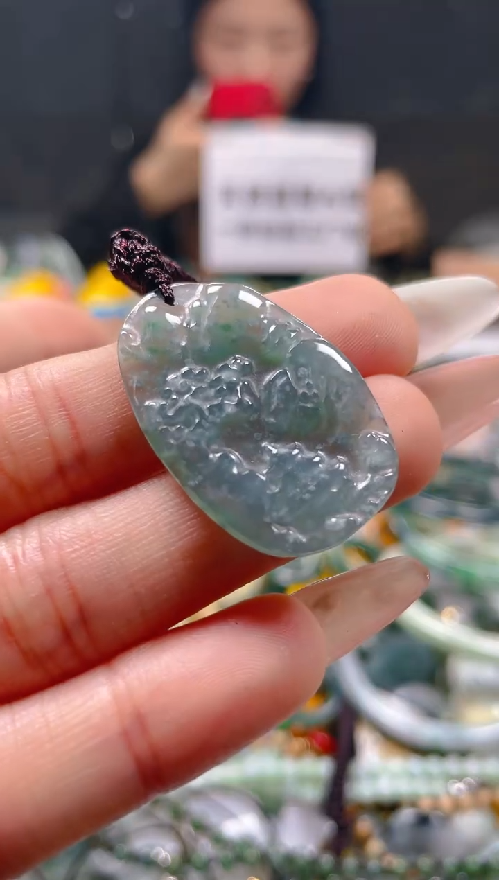 【闪购商品】翡翠颈饰未镶嵌/U/翡翠A货一图一物