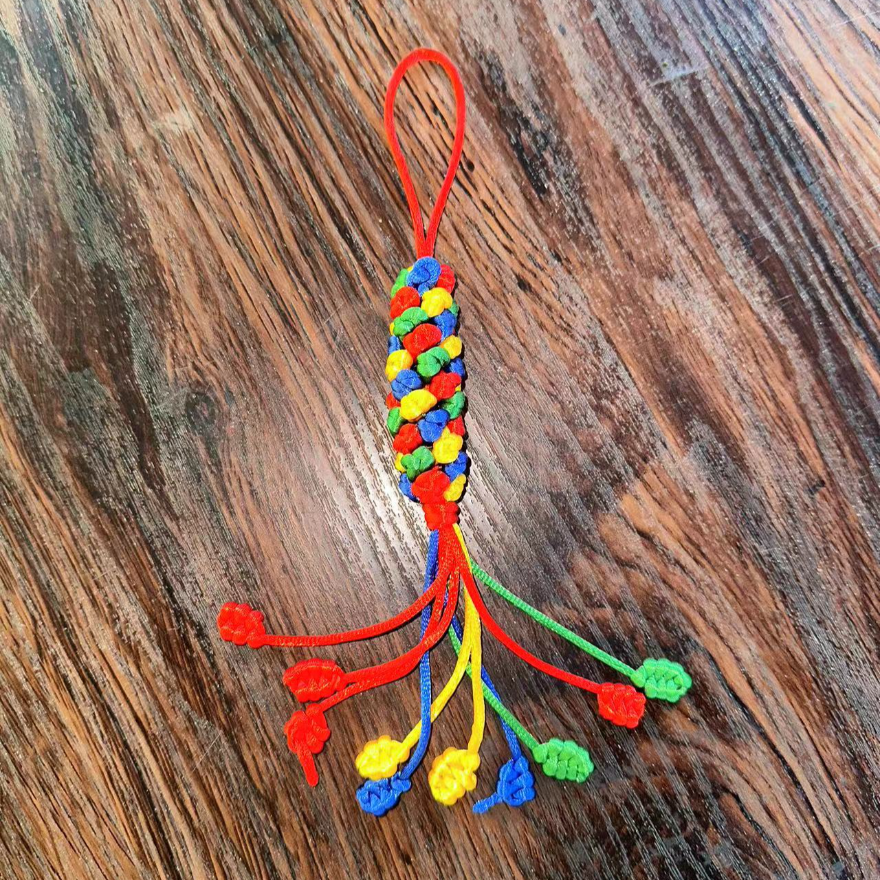 行空吉祥手编结摆件