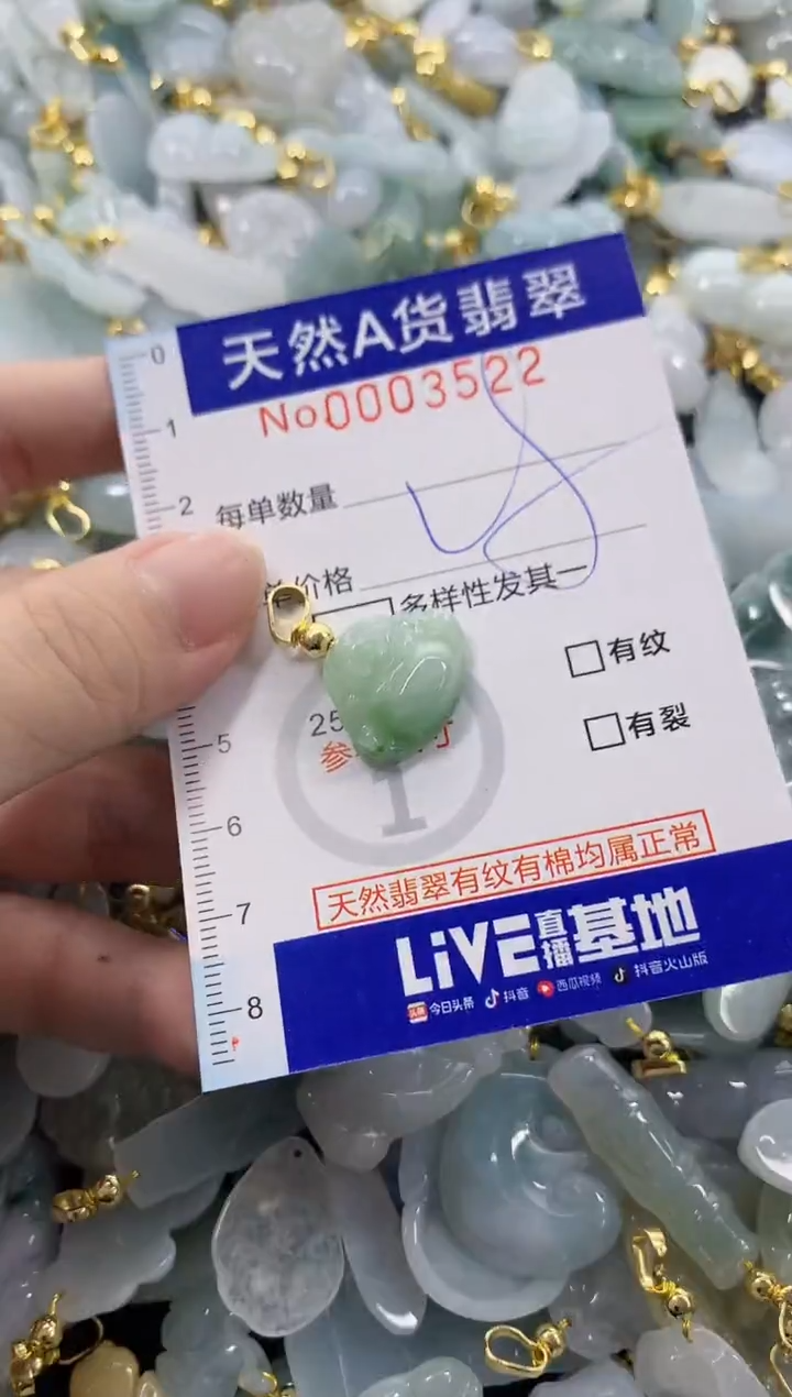 颈饰未镶嵌翡翠天然A货翡翠