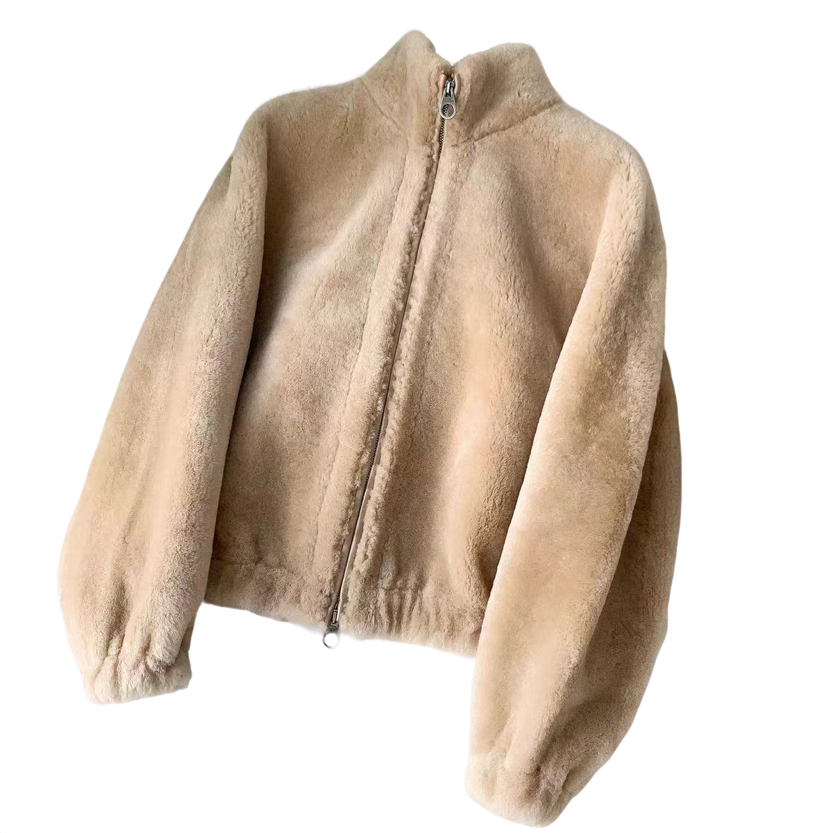 25年立领新款真皮真毛高级轻奢羊毛皮毛一体外套女82518