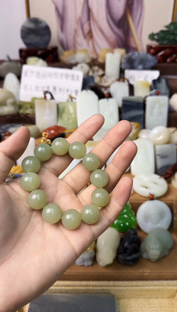 【闪购商品】和田玉颈饰未镶嵌手串