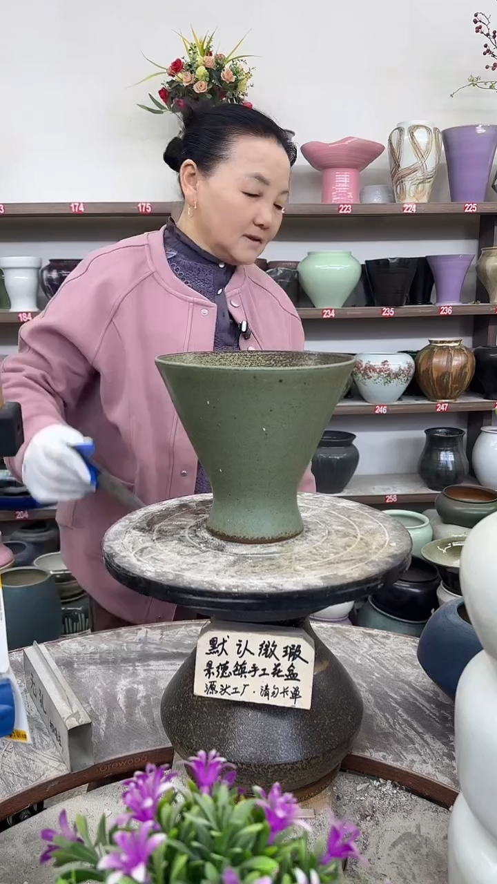 12-3-高17口19瑕-花盆