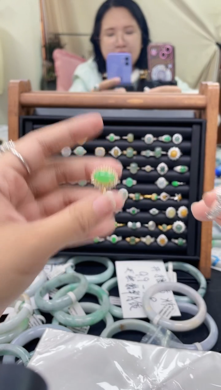 【闪购商品】翡翠戒指未镶嵌戒指