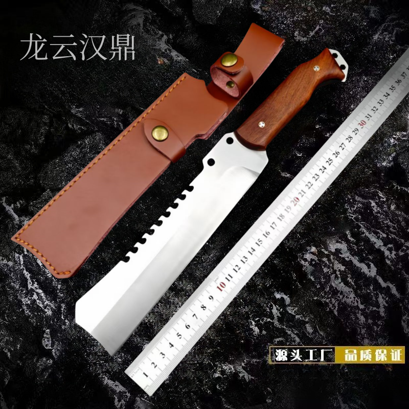 龙云汉鼎 新款米勒家用户外高硬度砍骨刀砍刀切片刀菜刀 已开刃
