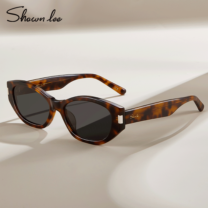 2025新款玳瑁猫眼墨镜女复古潮酷高级太阳镜眼镜防紫外线