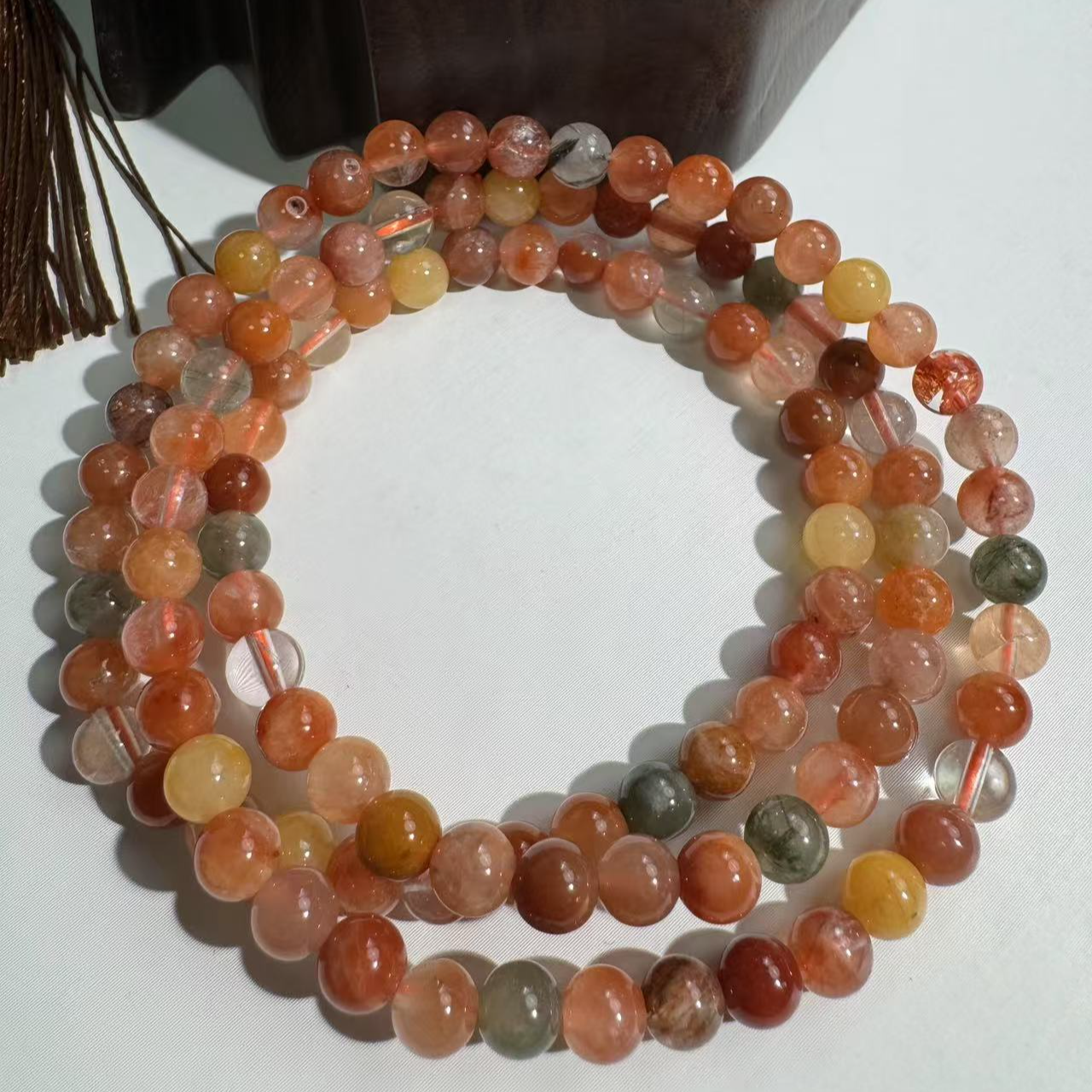 [水晶研究员] 天然福禄寿多圈手串 Z23 多样性发其一