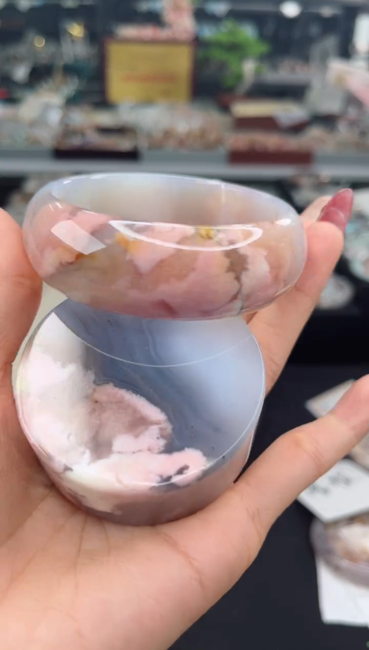 【闪购商品】石英质玉手镯未镶嵌61圈口（赠品镯心）625