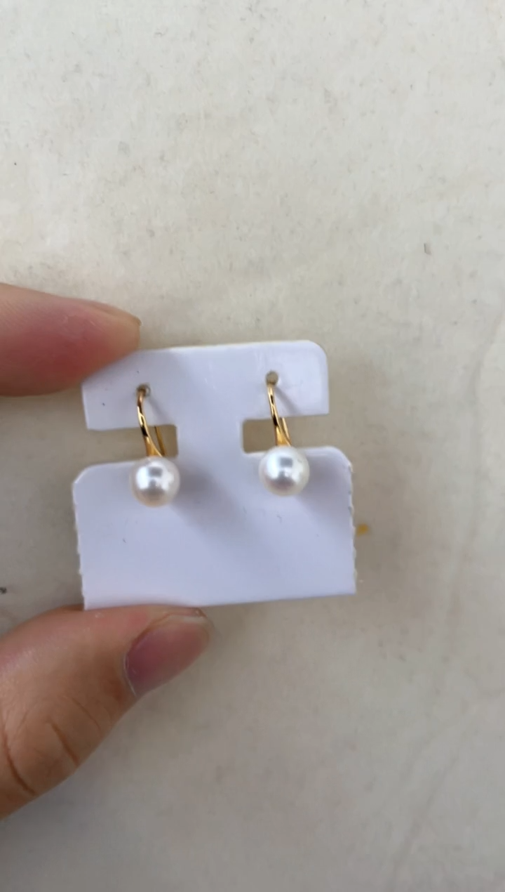 【闪购商品】海水珍珠耳饰银S925镶嵌耳钩