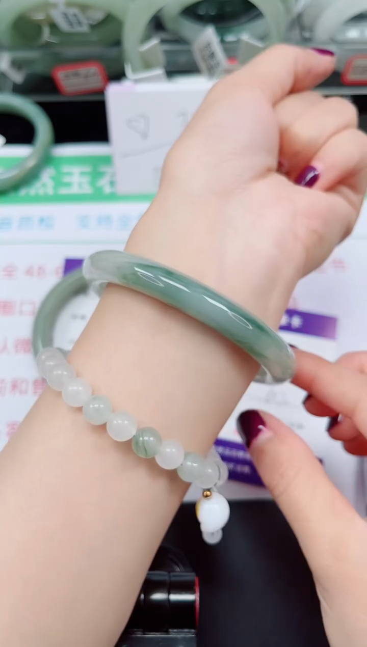 未镶嵌手镯石英质玉61-59/60
