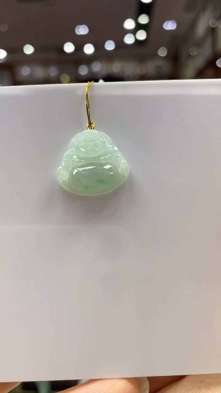 颈饰未镶嵌翡翠佛公