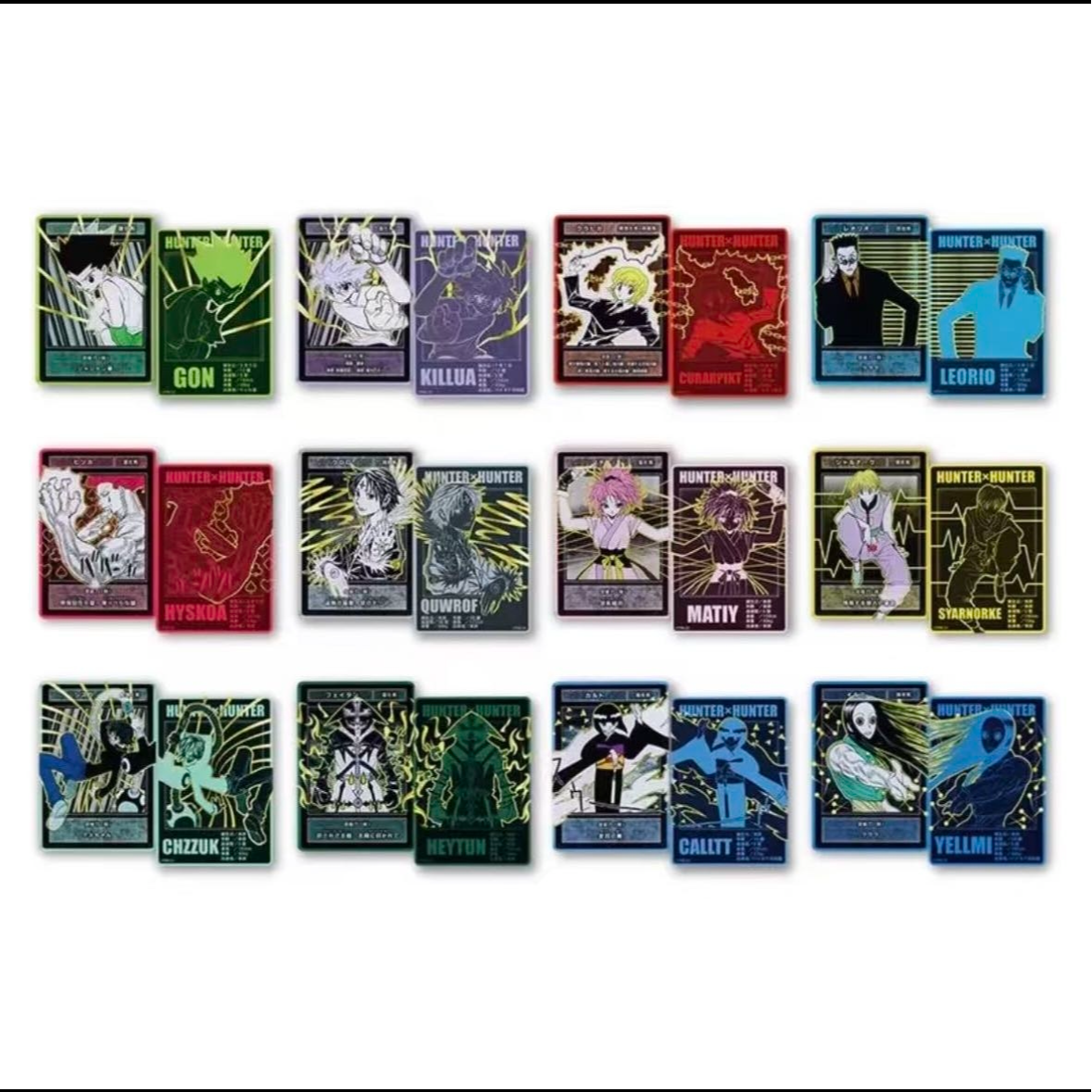 【全职猎人】猎人数据卡 iagf西装 js和纸 拍立得 转盘 平拆（代拆）