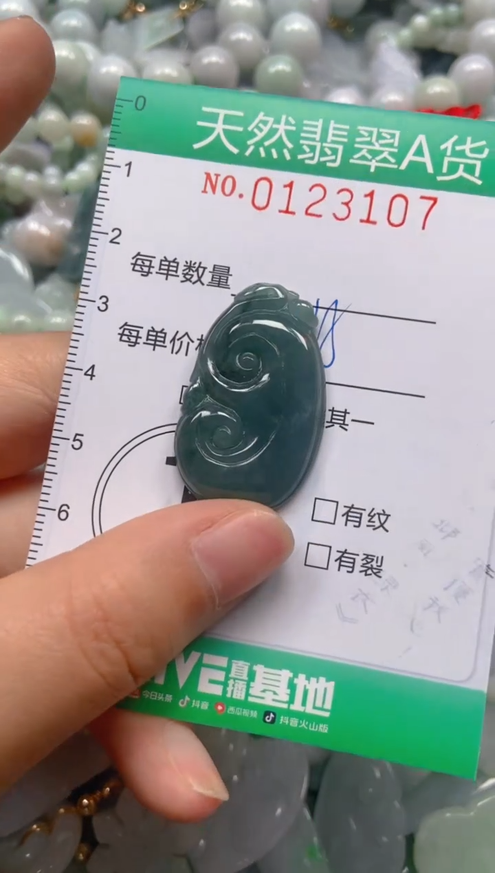 翡翠未镶嵌颈饰闪购0123107