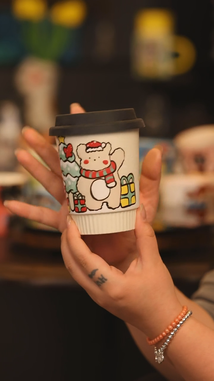 【闪购商品】摆件景德镇釉下彩绘设计师款陶瓷