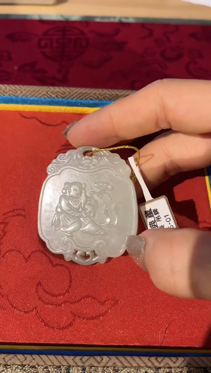 【闪购商品】和田玉挂件未镶嵌33 传世子冈