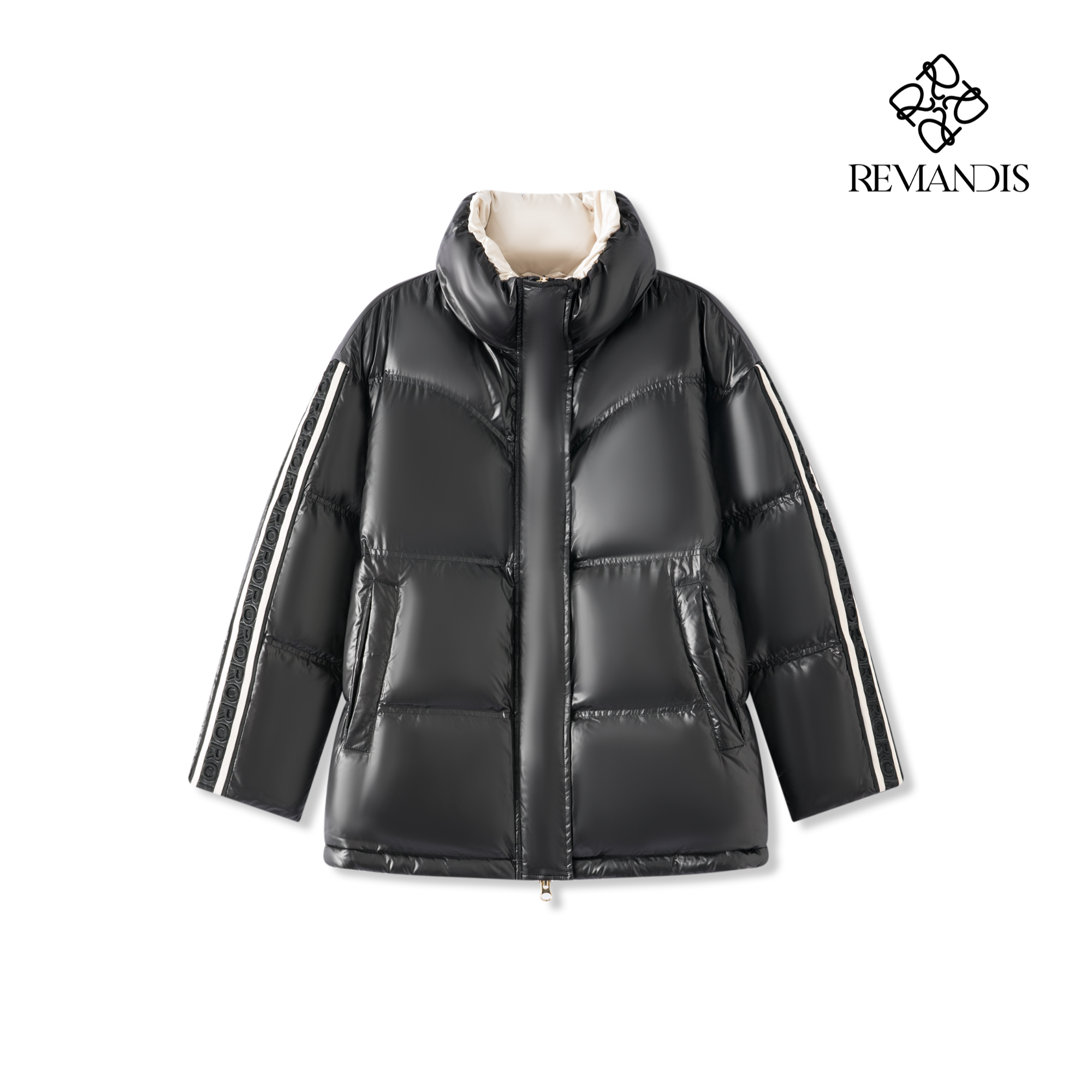 REMANDIS-90%冬季保暖宽松加厚厚款简约-3594