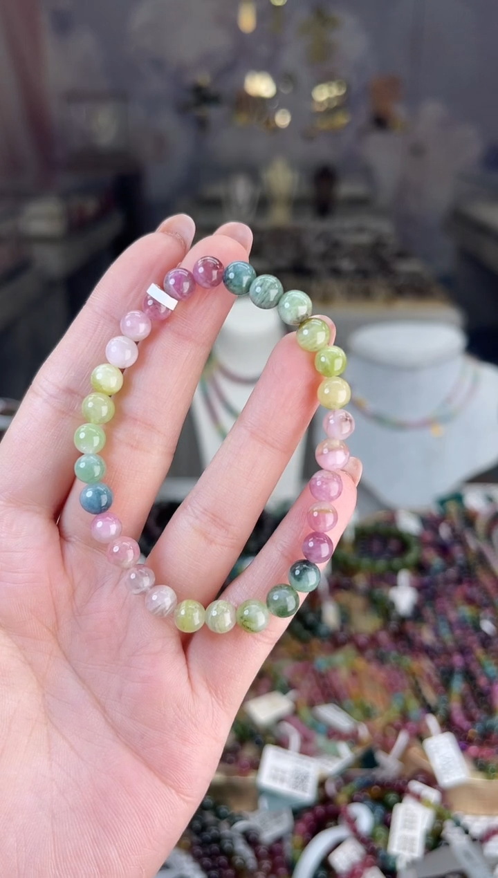 【闪购商品】碧玺/未镶嵌6mm+碧玺单圈多样性发货