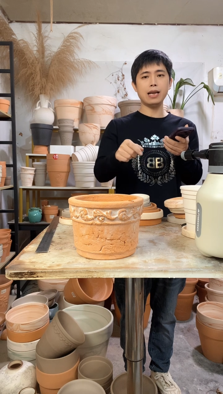 小**儿瑕疵无售后 红陶 1盆无托