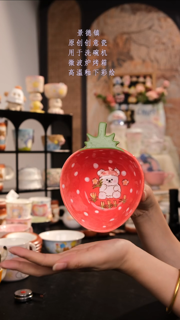 摆件景德镇手工手绘设计款
