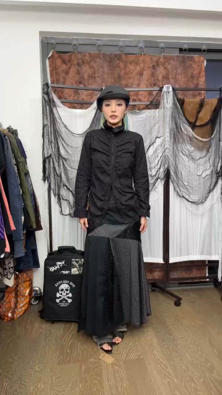 上衣178 古着非全新 no退换。主播163 90斤