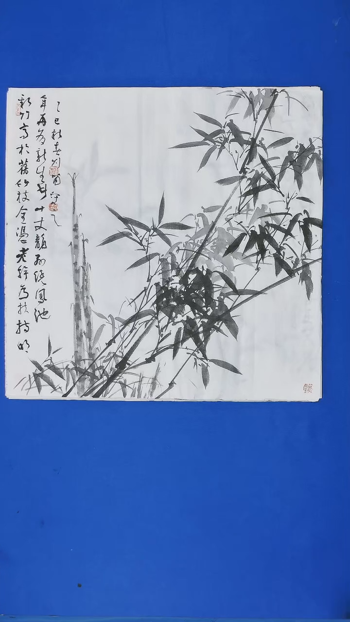 【闪购商品】国画国画刘啸老师 四尺斗方 国画竹子