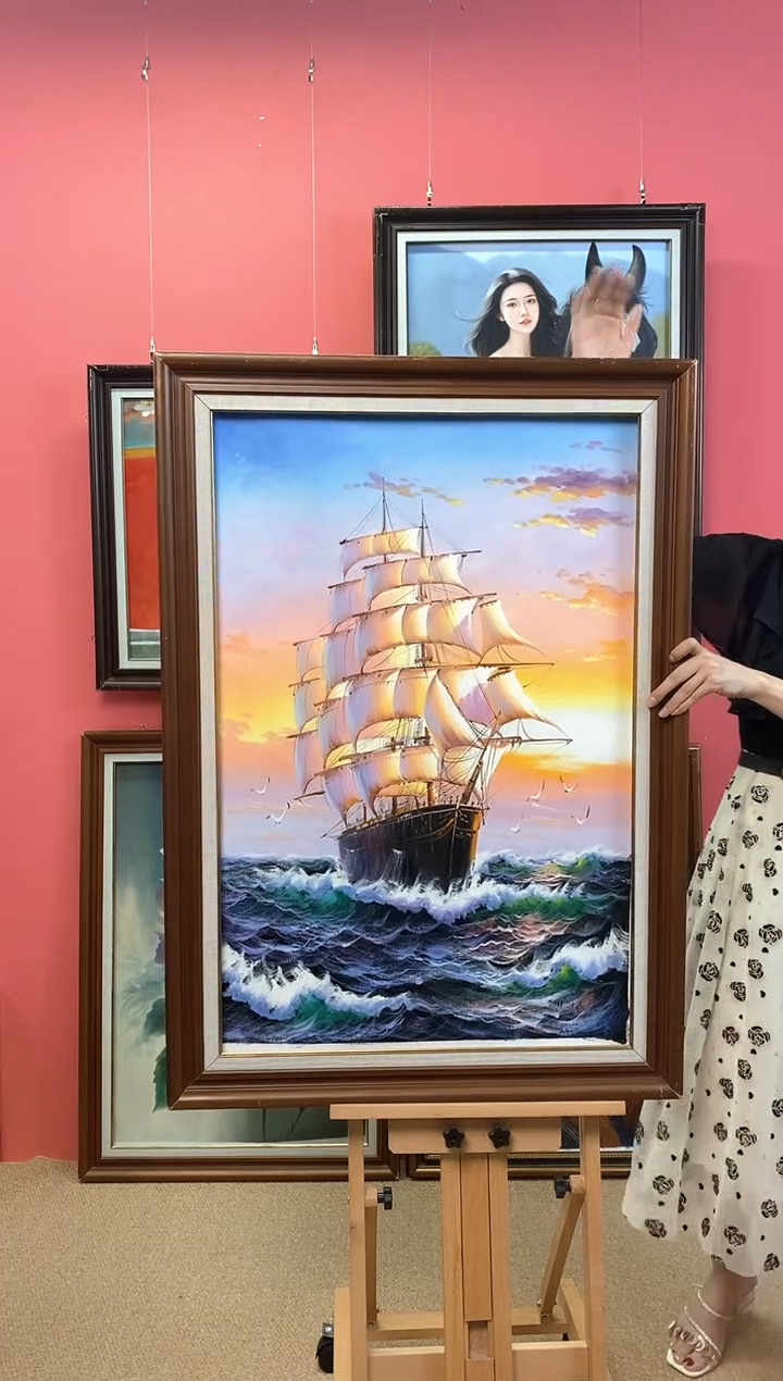 油画q*q尺寸60*90画芯（不含框）
