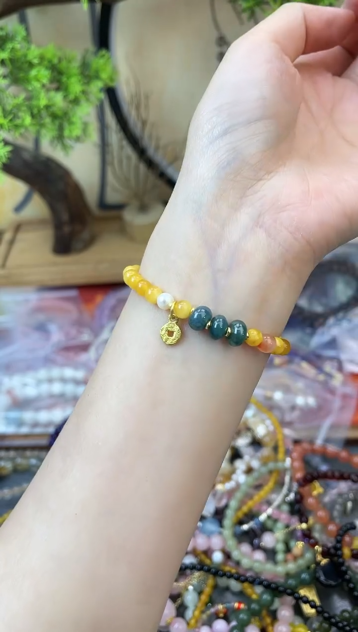 【闪购商品】蜜蜡手链未镶嵌296手串