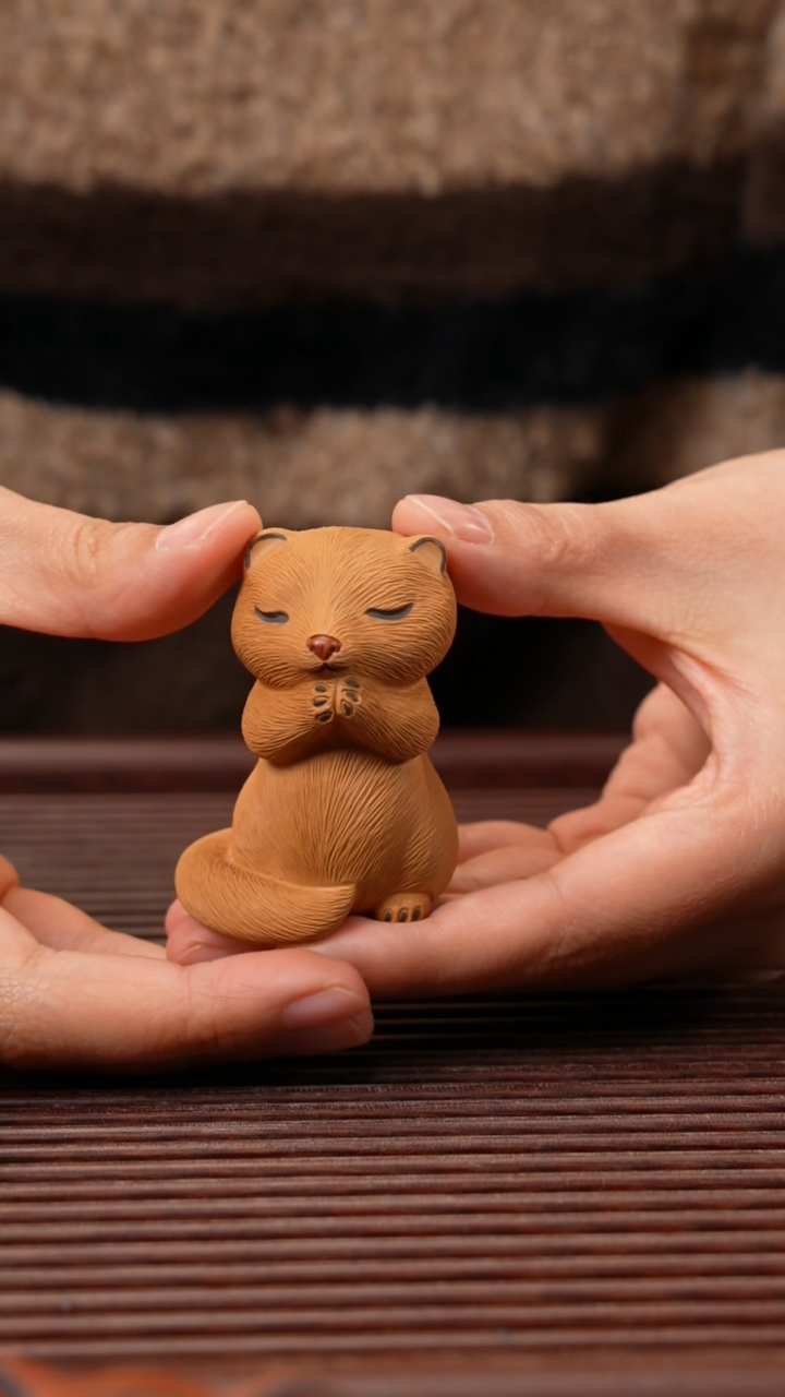 【闪购商品】紫砂茶宠小黄鼠狼