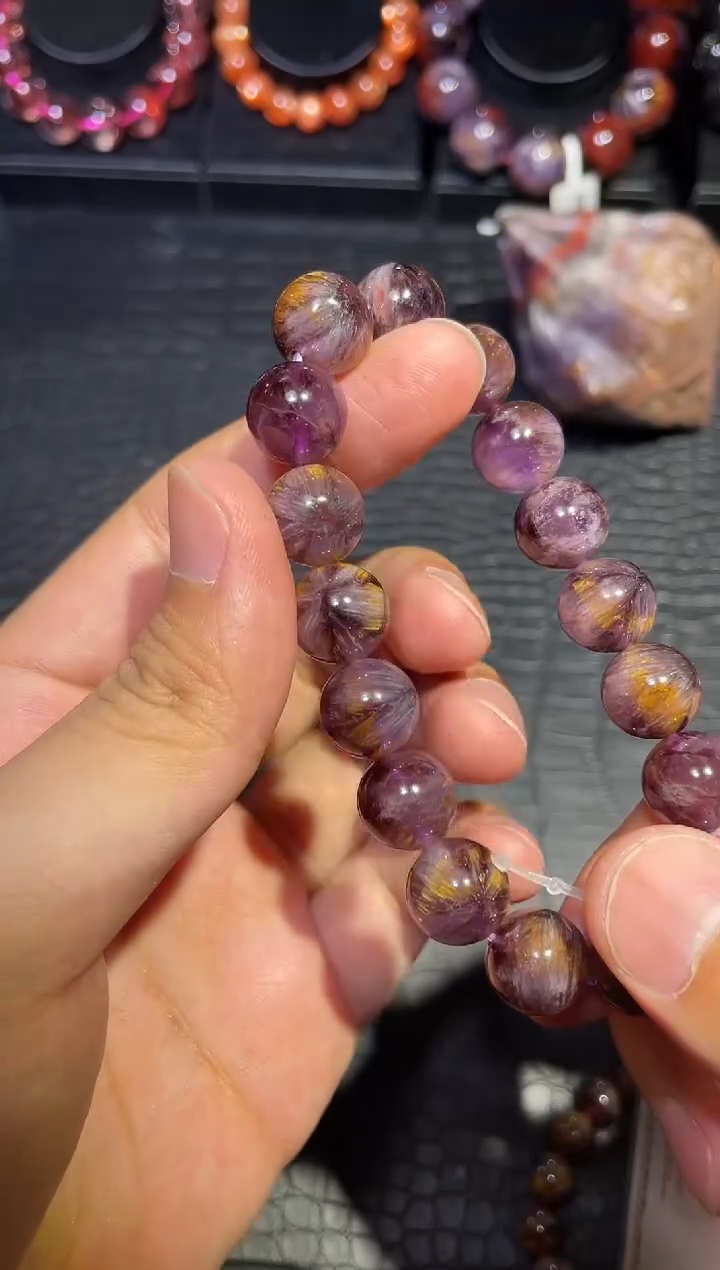 【闪购商品】水晶手链未镶嵌紫钛单圈A12（多样性发其一）