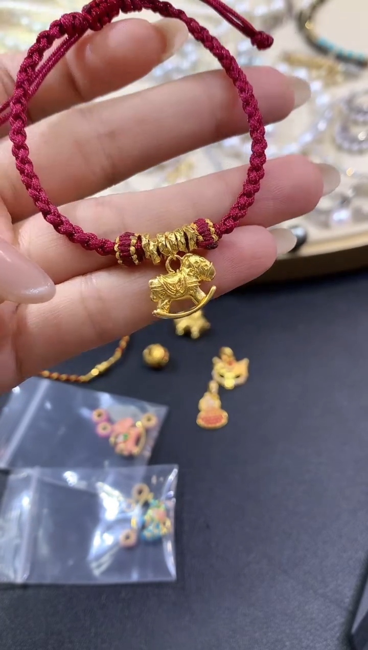 手链定制足金A389|多样性发货一件|699|BZJ6