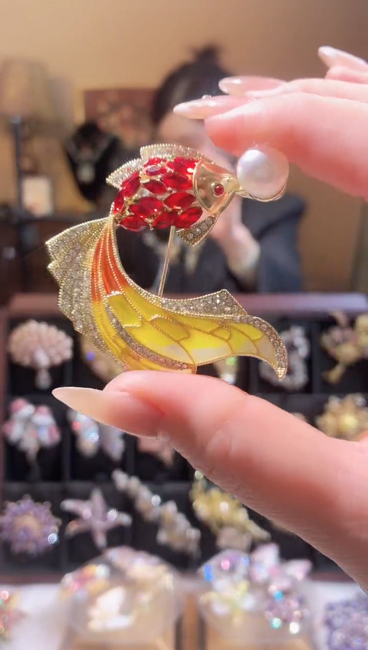 合成立方氧化锆铜合金红鱼