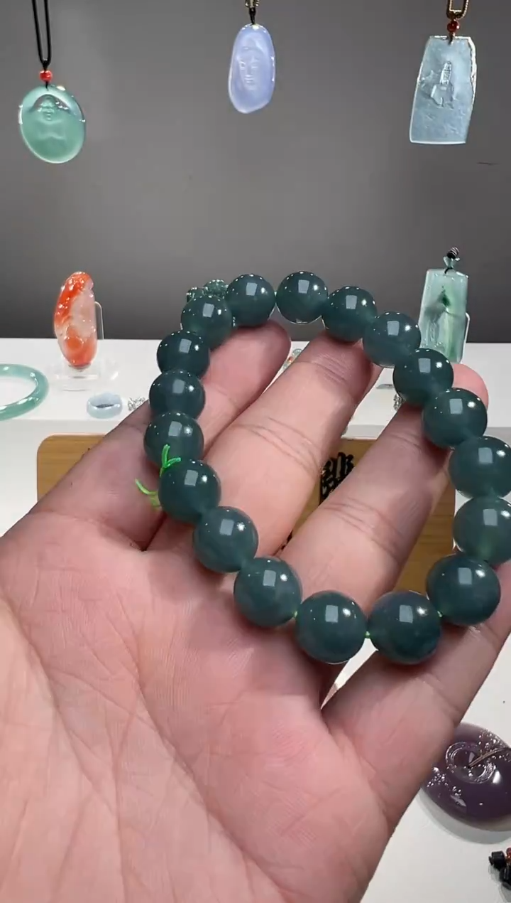 未镶嵌手链翡翠手串