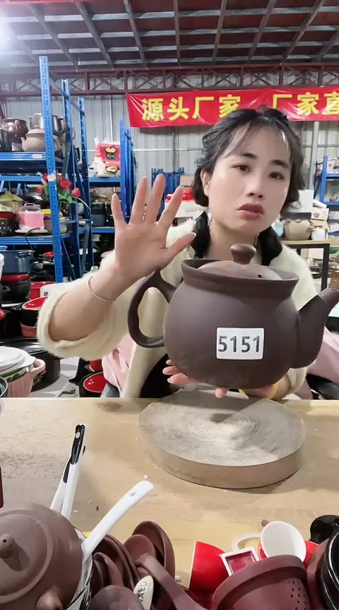 陶5151瑕疵2.5紫砂养生壶带盖