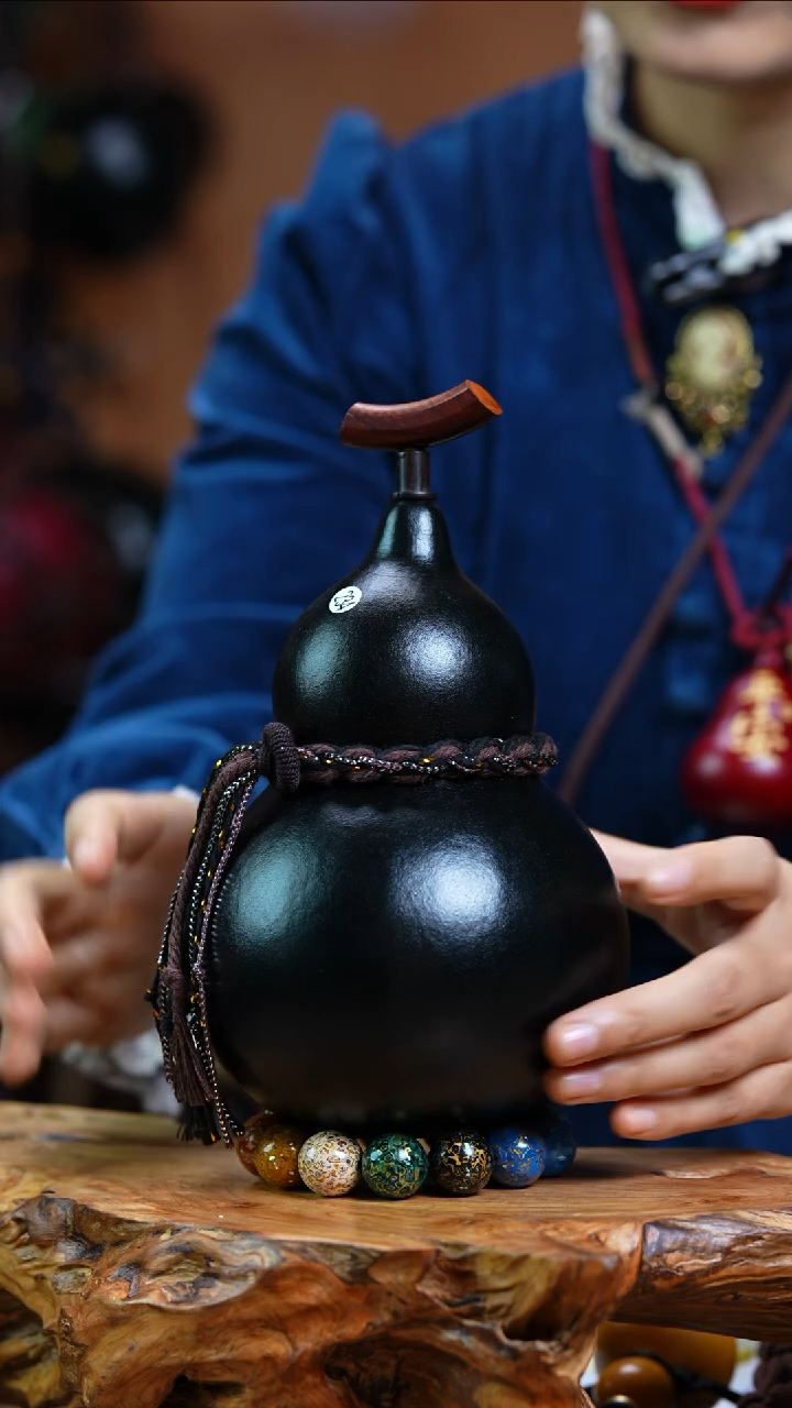 【闪购商品】234—光岳葫天然大漆酒葫芦不含漆珠