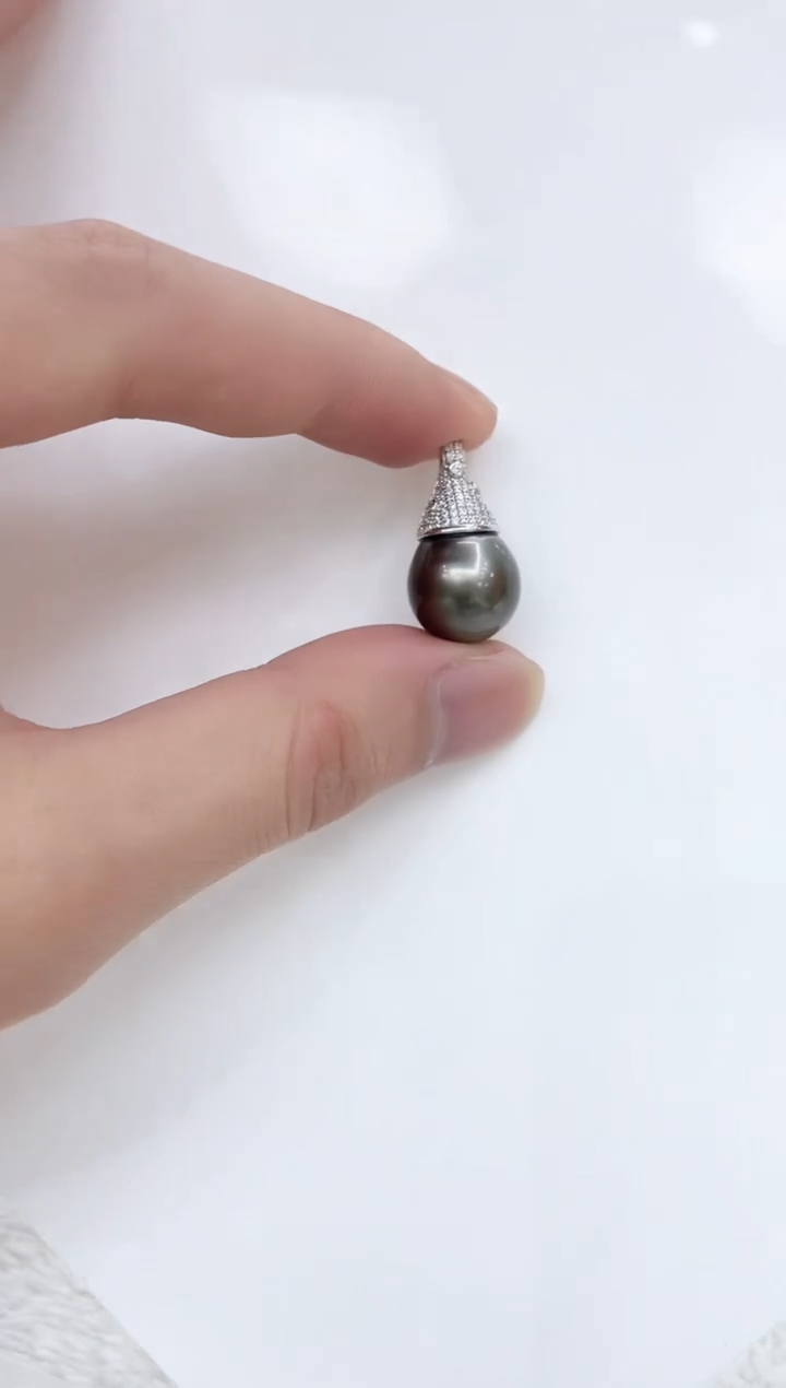 【闪购商品】海水珍珠颈饰银S925镶嵌海水珍珠吊坠