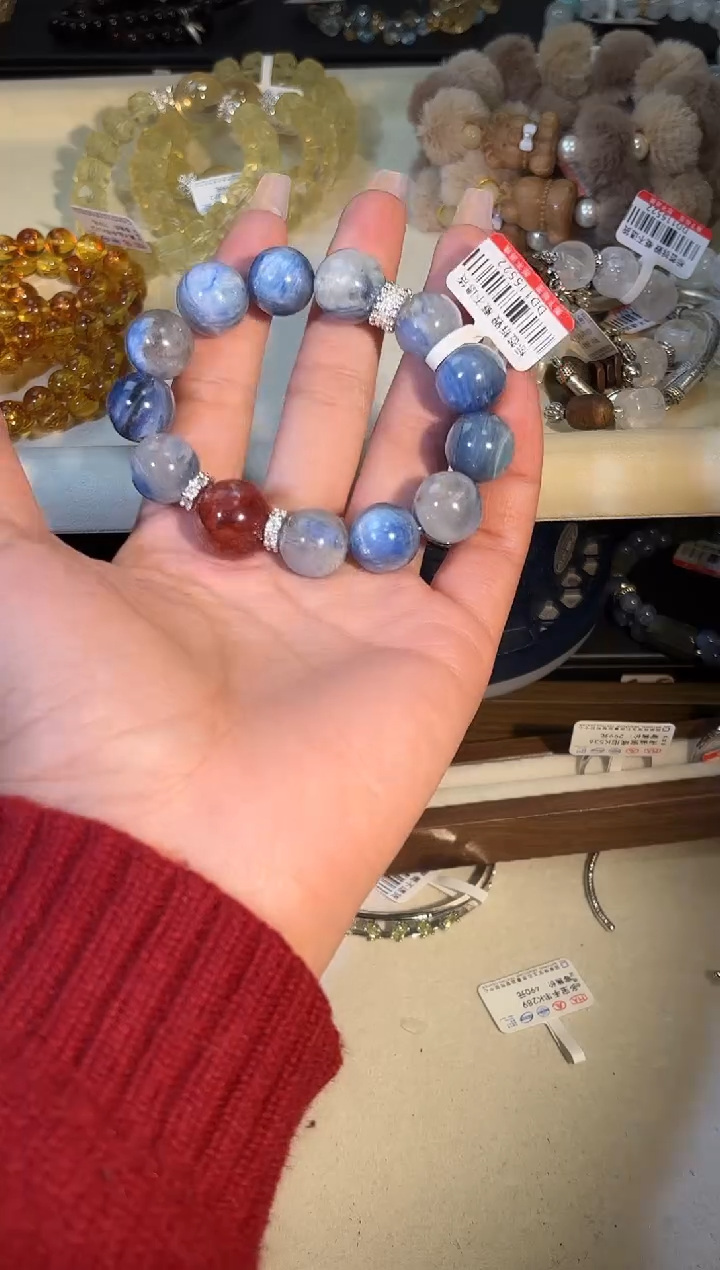 未镶嵌蓝晶石手串k263多样性发货一件