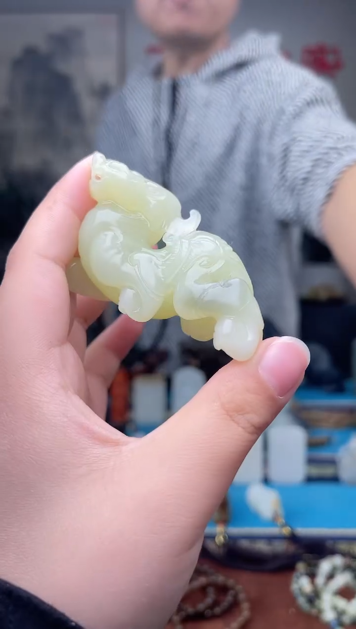 【闪购商品】和田玉未镶嵌挂件1