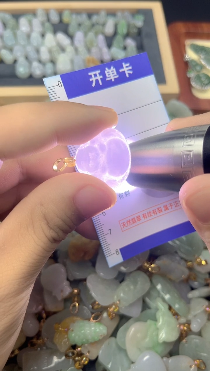 颈饰未镶嵌翡翠天然A货翡翠