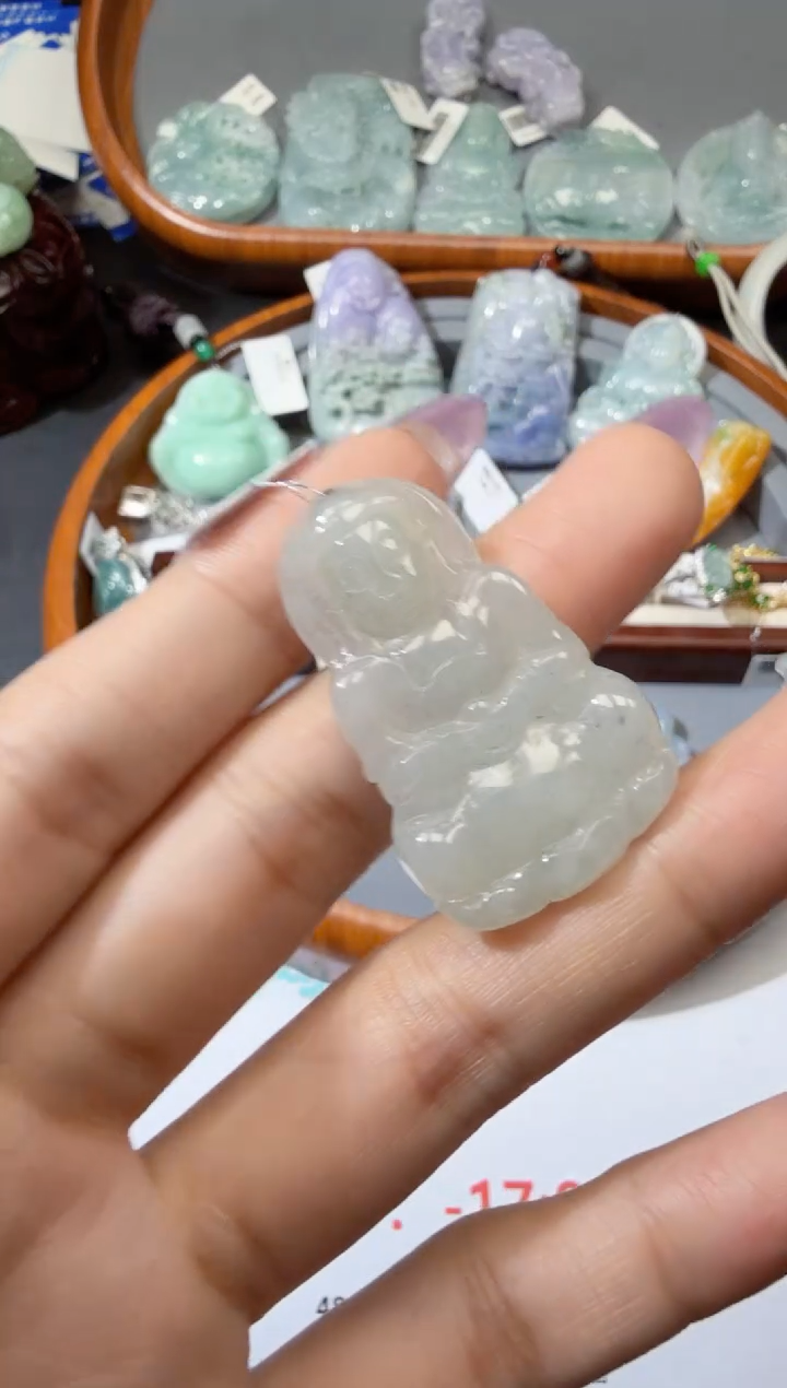 翡翠未镶嵌颈饰346.。。。