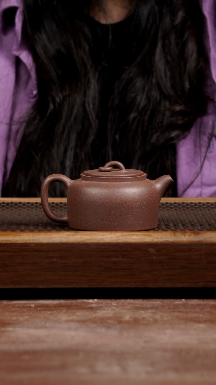 茶壶紫砂紫降单圈井栏190CC