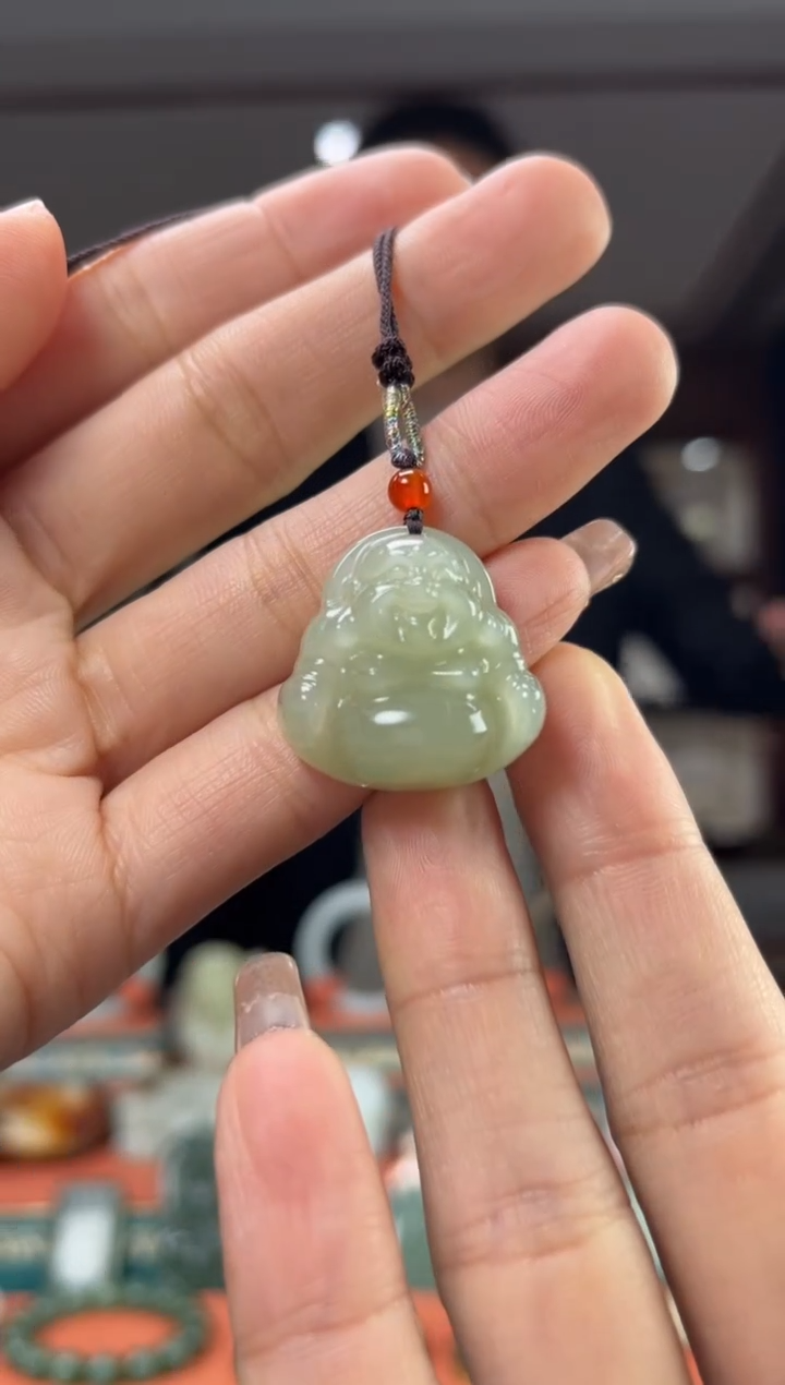 【闪购商品】和田玉颈饰未镶嵌佩佩25mm左右
