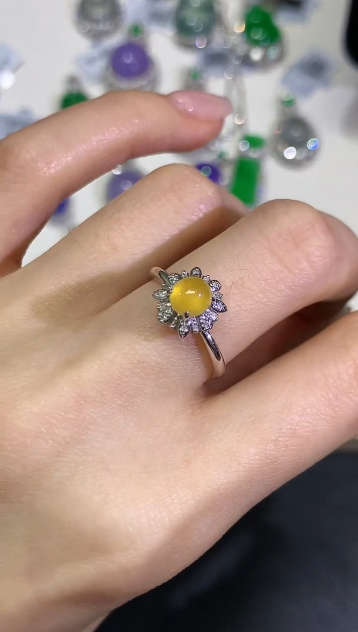 【闪购商品】翡翠颈饰18K金镶嵌团购31