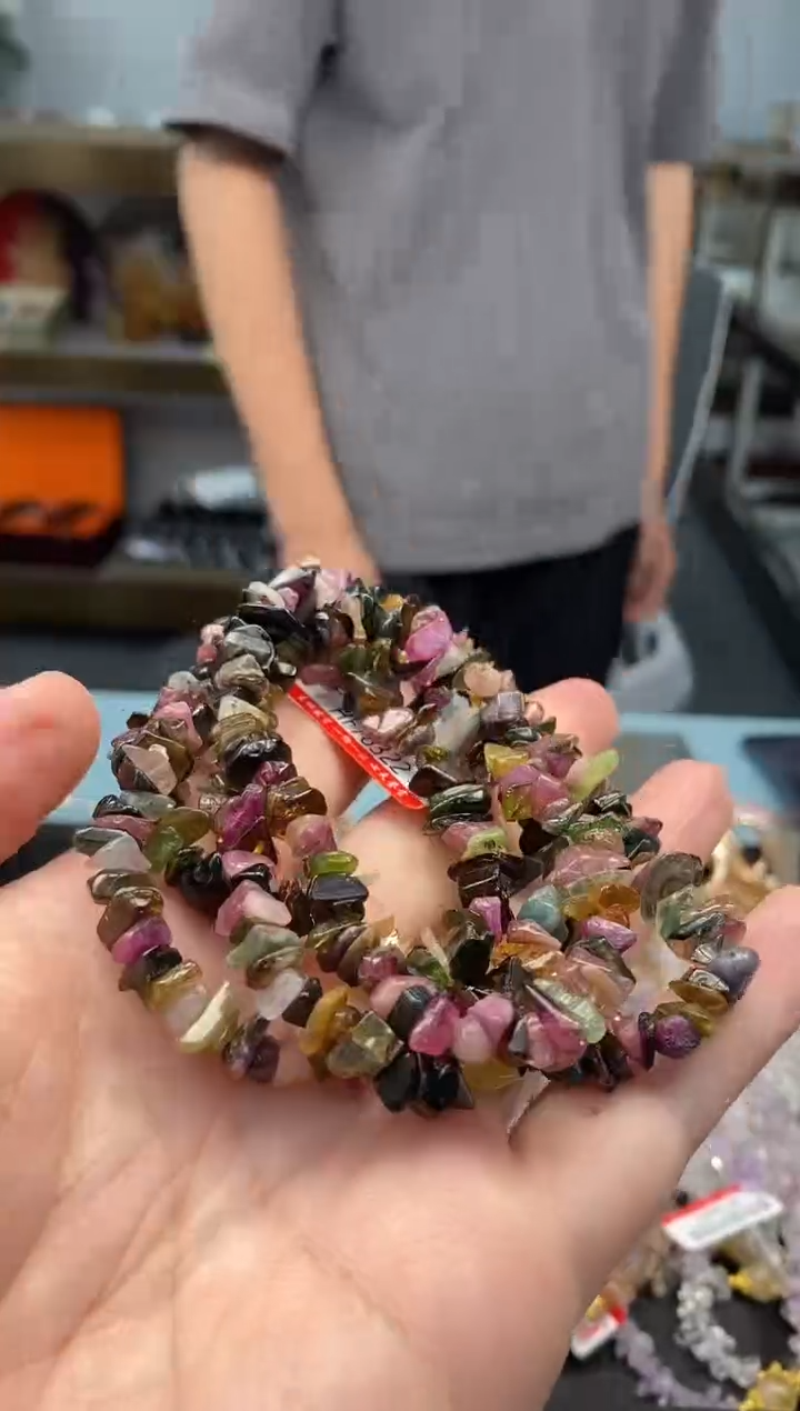 未镶嵌颈饰碧玺项链