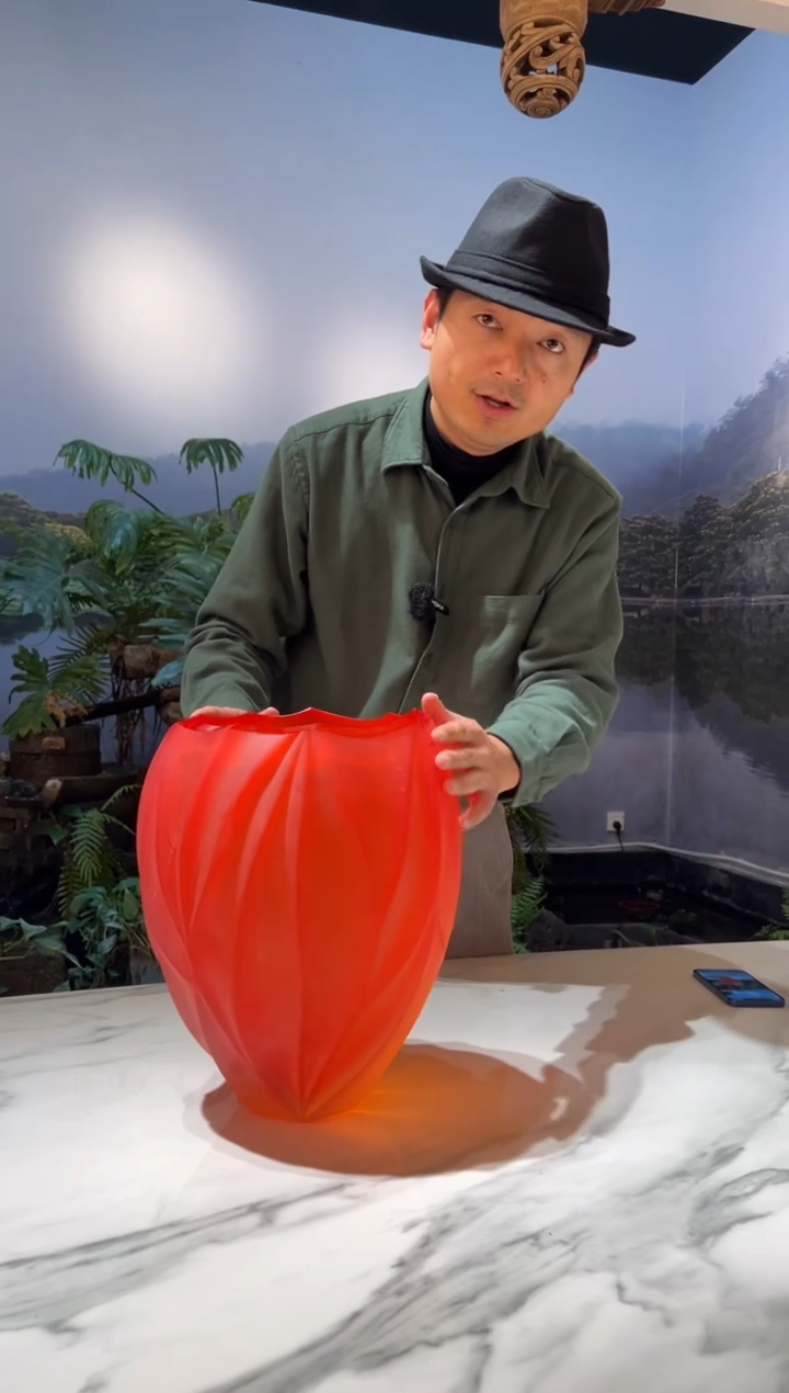 【闪购商品】摆件AJ05555水晶琉璃艺术花瓶