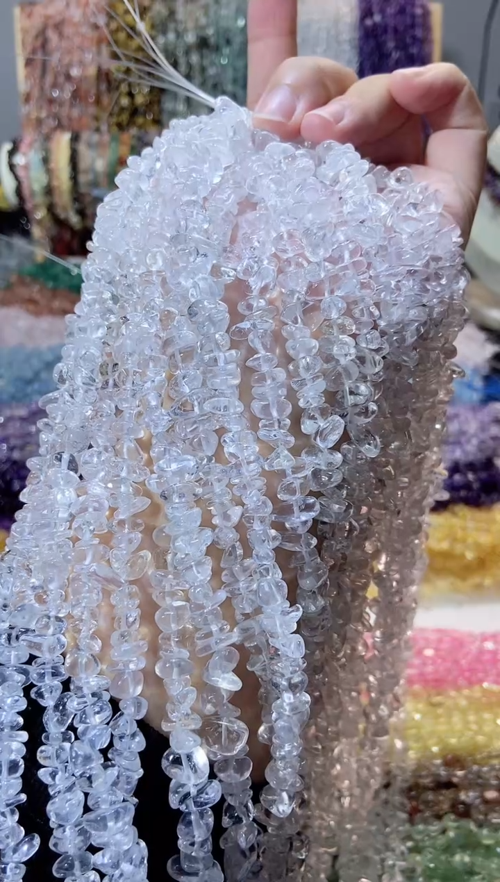 未镶嵌珠宝半成品水晶白水晶