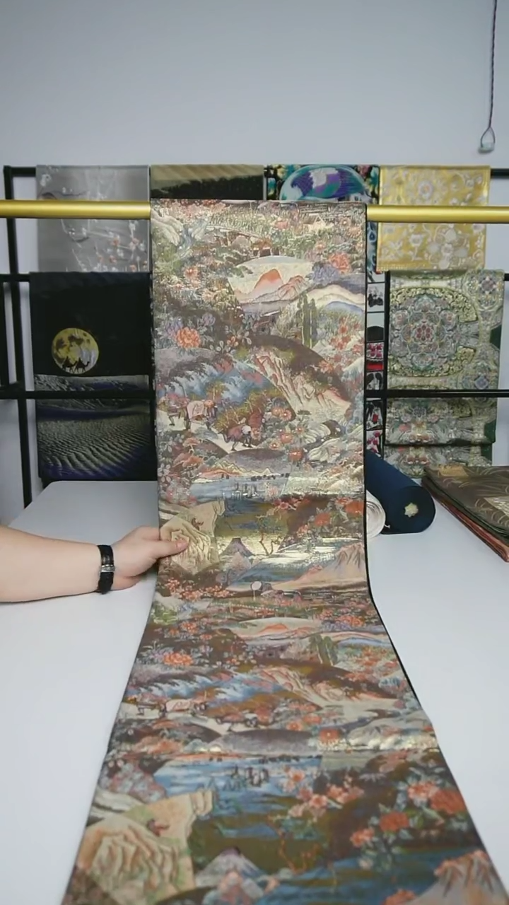 【闪购商品】织绣织锦14六通风景人物