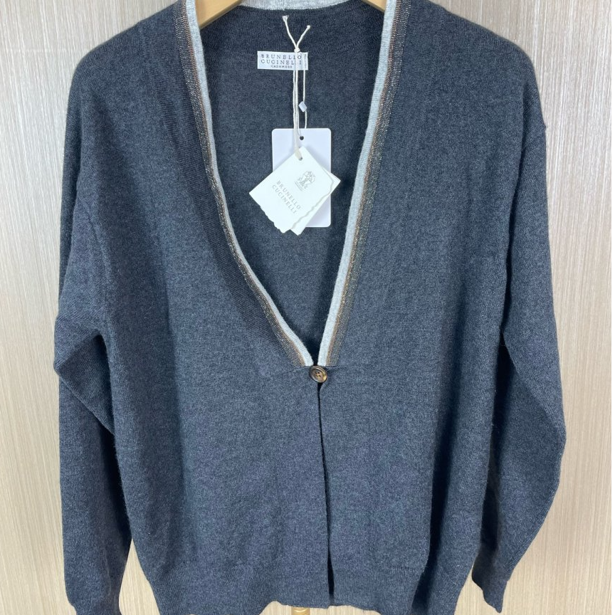 99新 Brunello Cucinelli/布鲁内洛·库奇内利 羊绒开衫 17911142