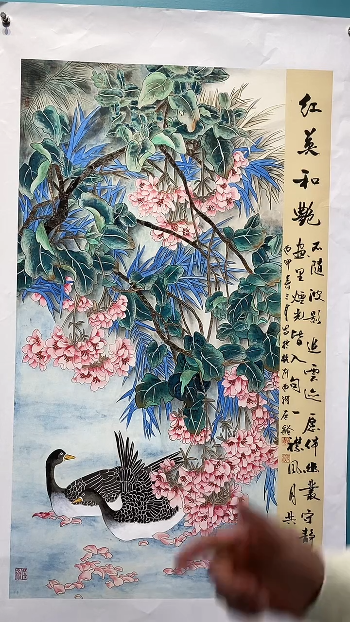 国画画都展厅明德老师国画作品27