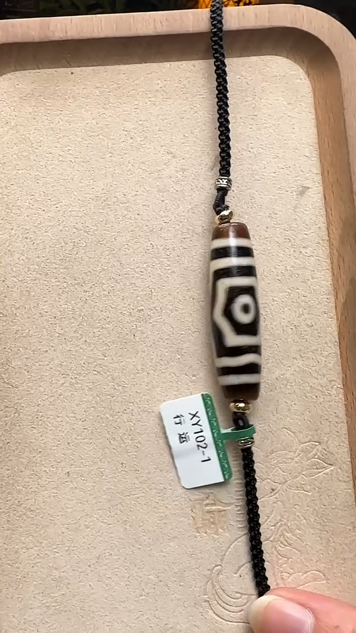 未镶嵌单珠玛瑙/玉髓行运老超宝盖三眼