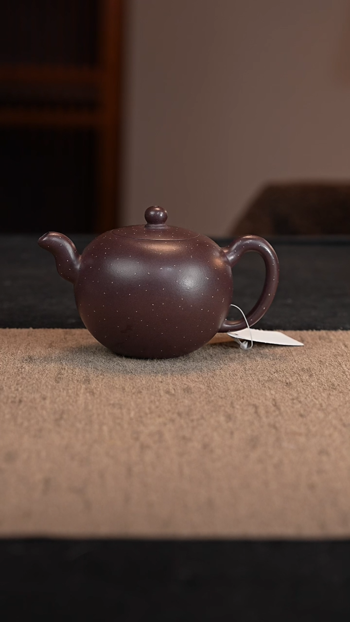 【闪购商品】紫砂茶壶紫罗兰铺砂一粒珠