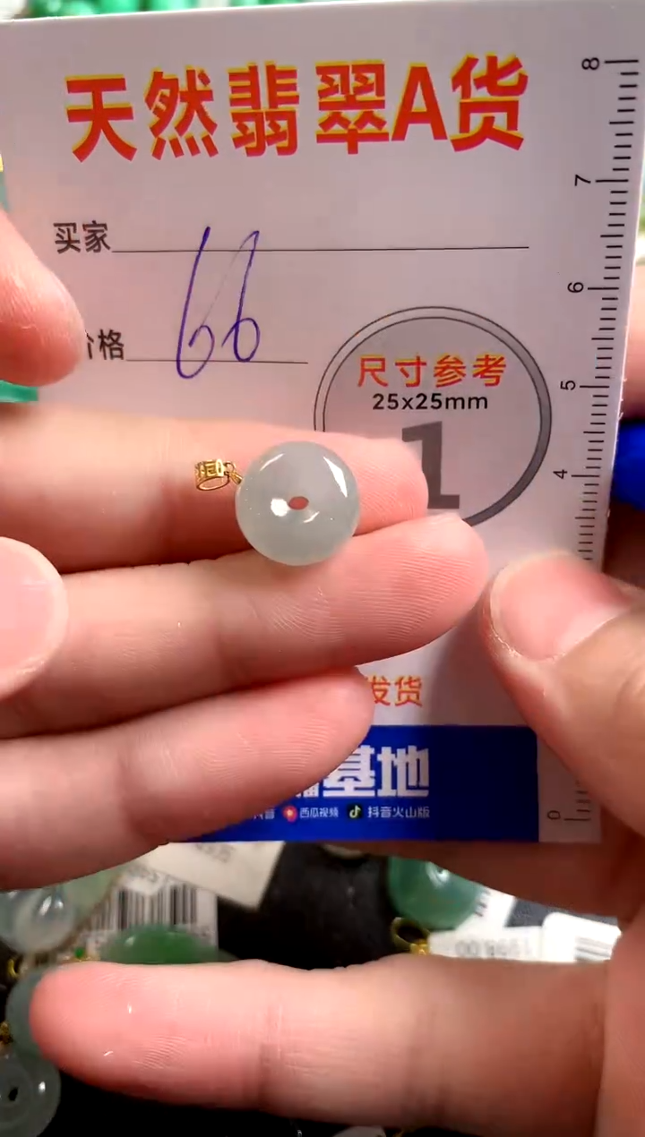 【闪购商品】翡翠颈饰18K金镶嵌13009195